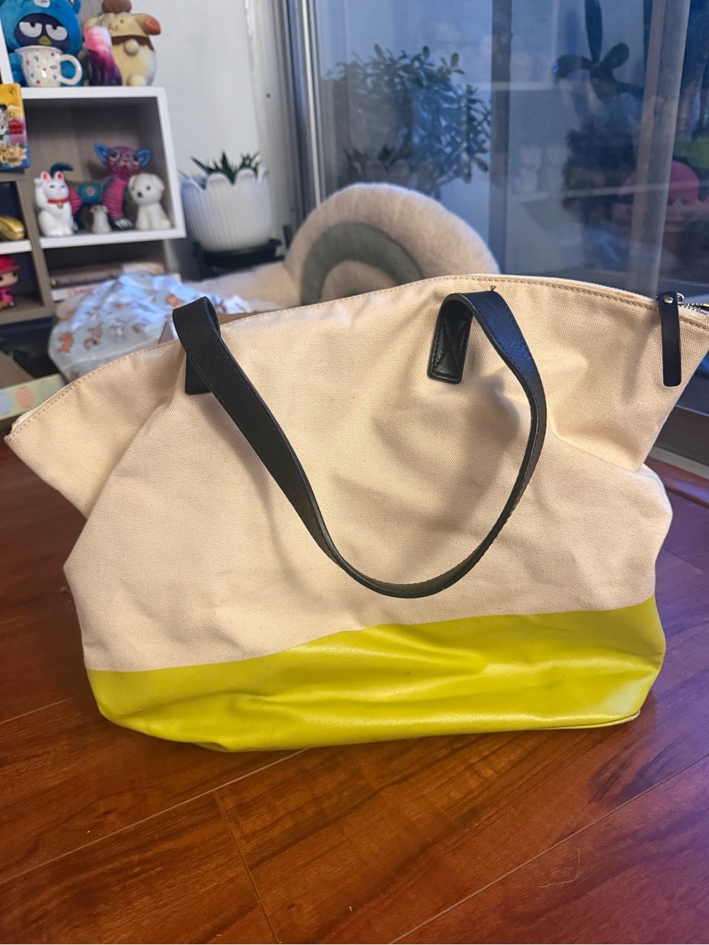 kate spade Tequila Tote in Cream and Lime - Picture 2 of 3
